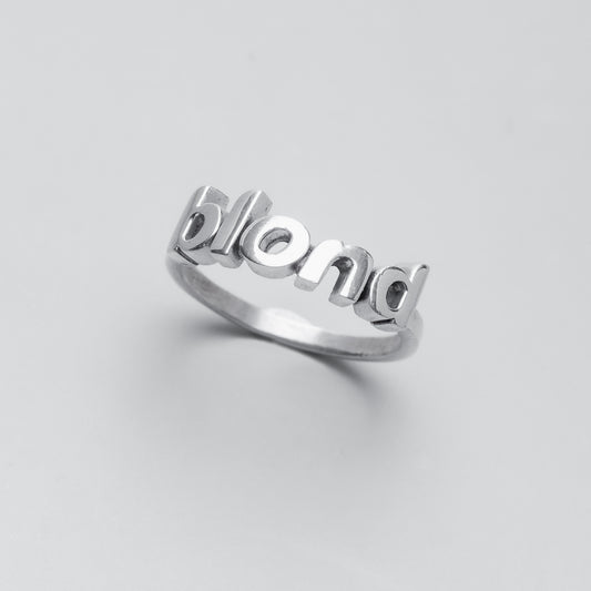 BLOND RING(SILVER)