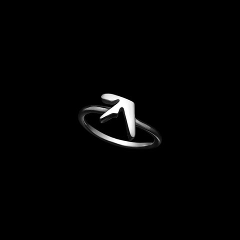 Silver-plated Aphex Twin Ring – still photo | Above Average