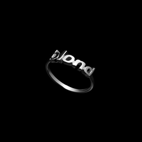 Silver-plated Blond Ring – still photo | Above Average
