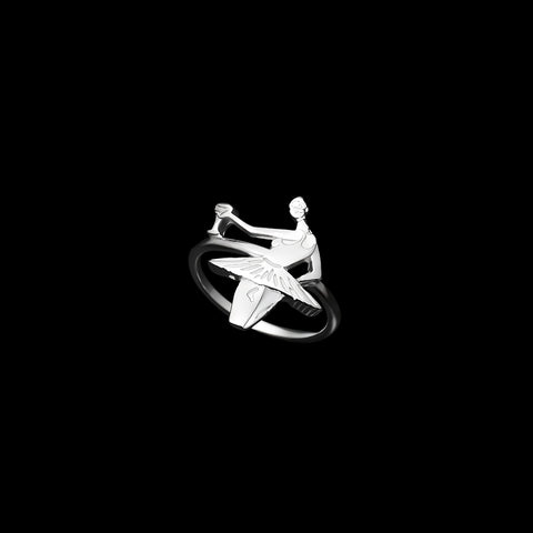 Silver-plated MBDTF Ring – still photo | Above Average