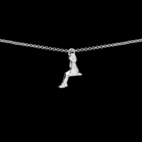 Silver-plated SOS Necklace – still photo | Above Average